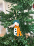 Schneemann Anhänger I Schneemänner aus Filz I Christbaumschmuck I Schneemann Deko I Weihnachtsdeko I Filz Winterdeko