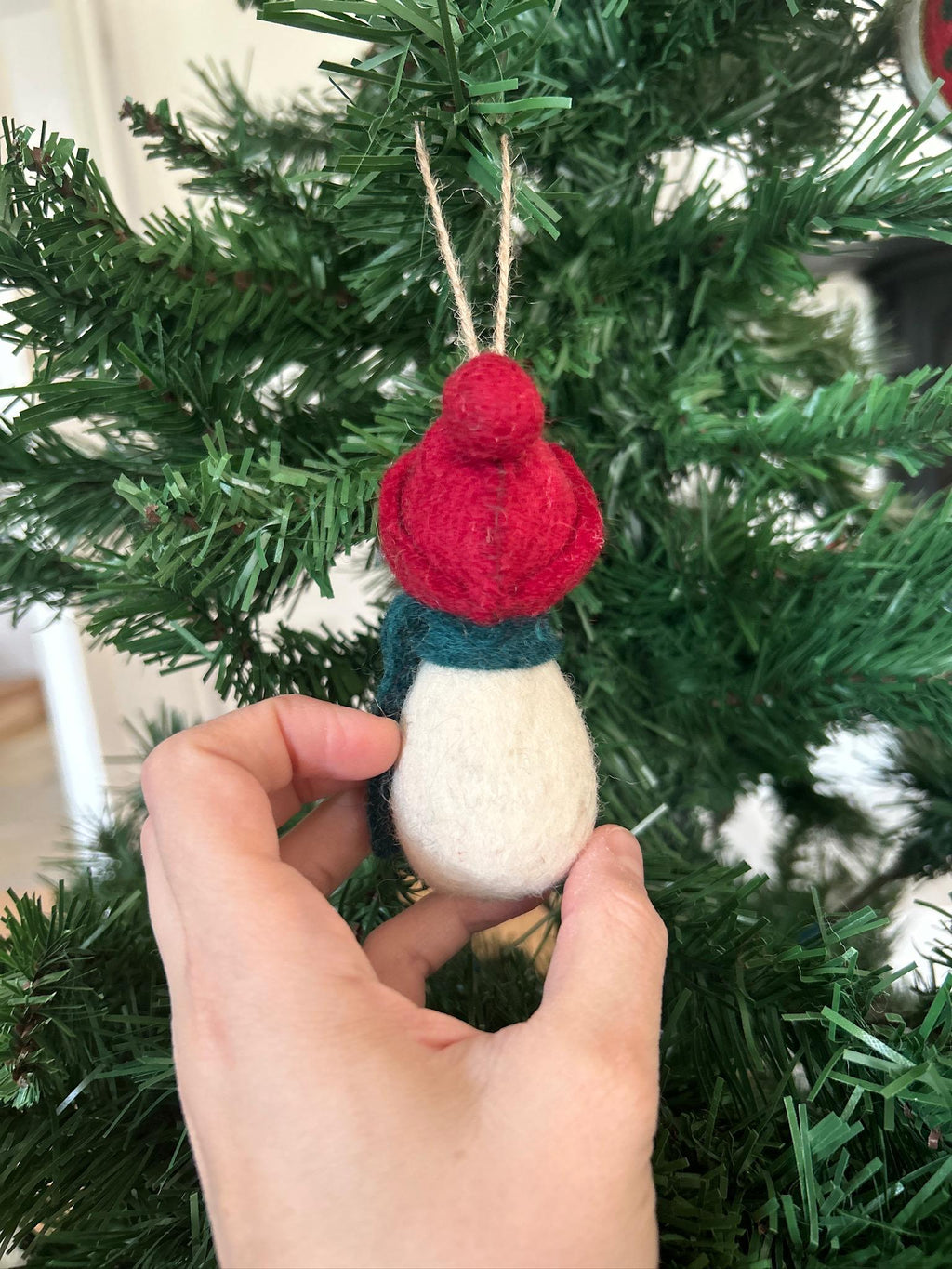 Schneemann Anhänger I Schneemänner aus Filz I Christbaumschmuck I Schneemann Deko I Weihnachtsdeko I Filz Winterdeko