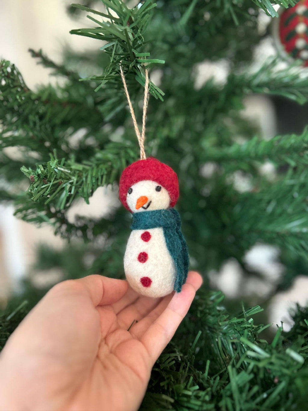 Schneemann Anhänger I Schneemänner aus Filz I Christbaumschmuck I Schneemann Deko I Weihnachtsdeko I Filz Winterdeko