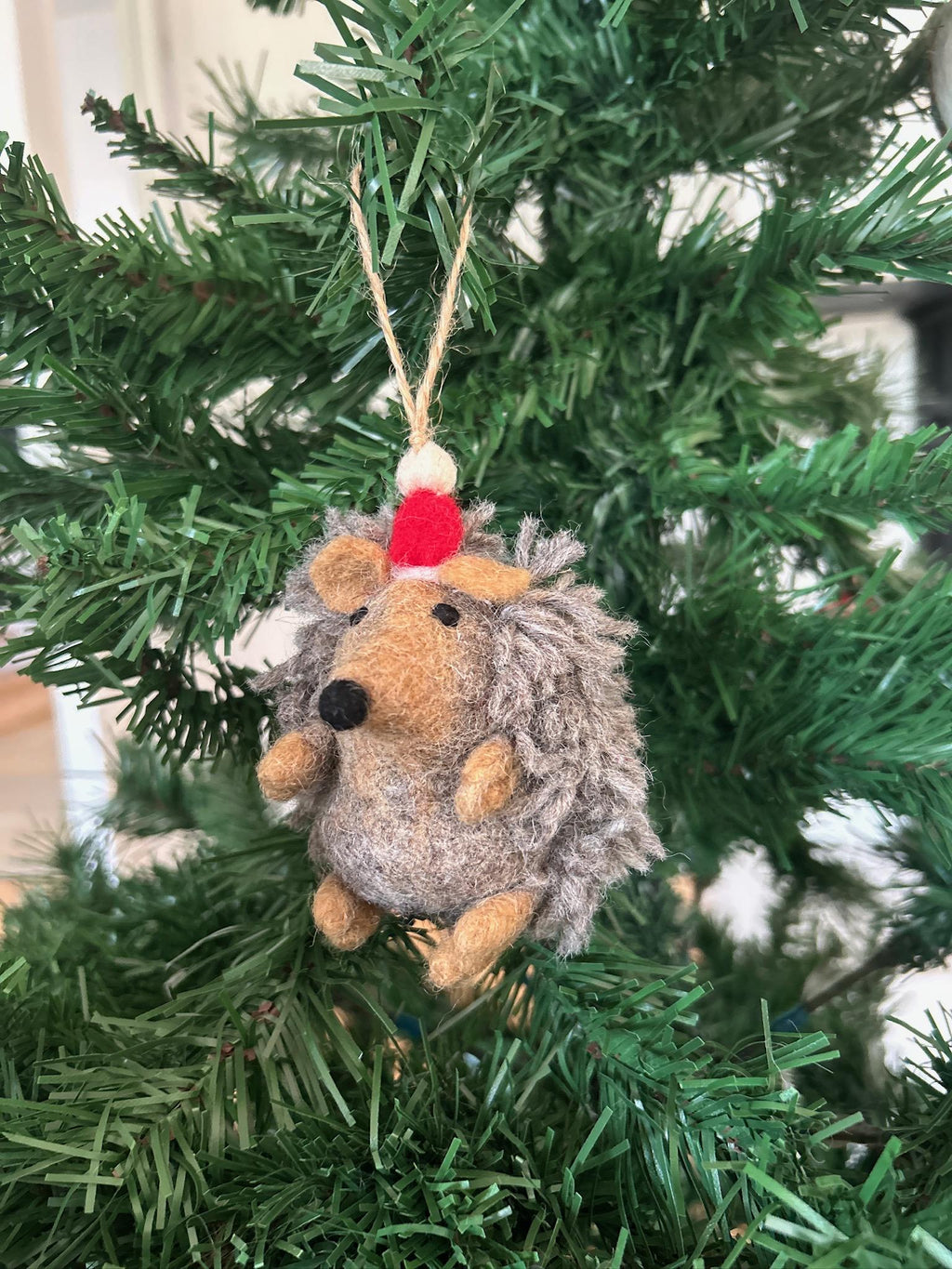 Weihnachtsanhänger Igel I Christbaumschmuck I Weihnachtsdeko I Winter I Weihnachtsbaum I Weihnachtigel I Filz Deko Weihnachten