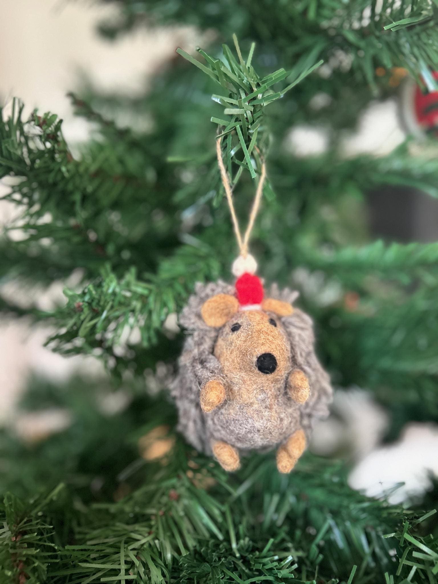 Weihnachtsanhänger Igel I Christbaumschmuck I Weihnachtsdeko I Winter I Weihnachtsbaum I Weihnachtigel I Filz Deko Weihnachten