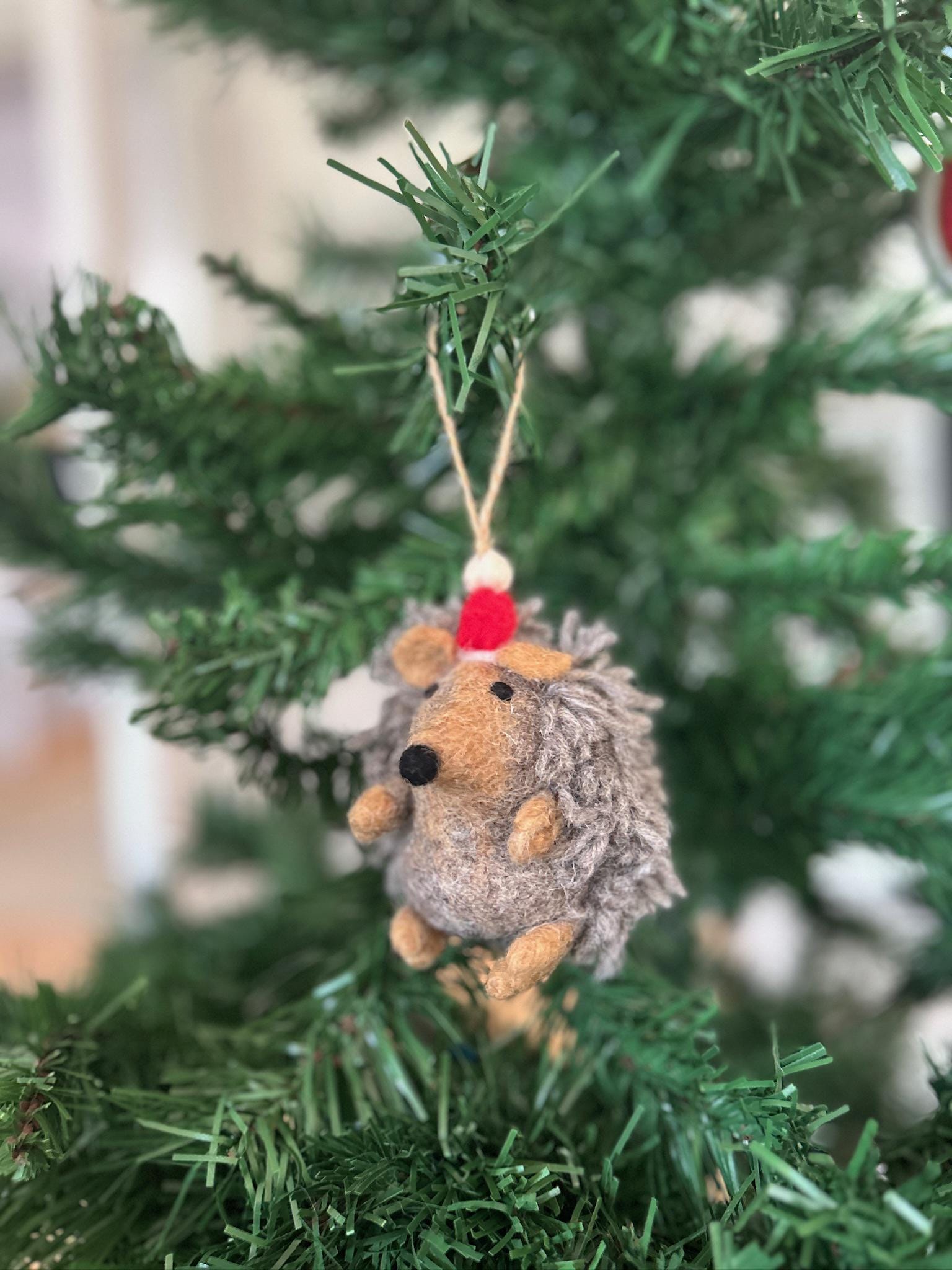 Weihnachtsanhänger Igel I Christbaumschmuck I Weihnachtsdeko I Winter I Weihnachtsbaum I Weihnachtigel I Filz Deko Weihnachten