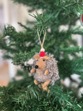 Weihnachtsanhänger Igel I Christbaumschmuck I Weihnachtsdeko I Winter I Weihnachtsbaum I Weihnachtigel I Filz Deko Weihnachten
