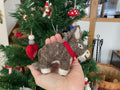 Weihnachtsanhänger Esel I Weihnachtsschmuck Esel I Filz I Weihnachtsbaum I Christbaumschmuck I Weihnachtsdeko