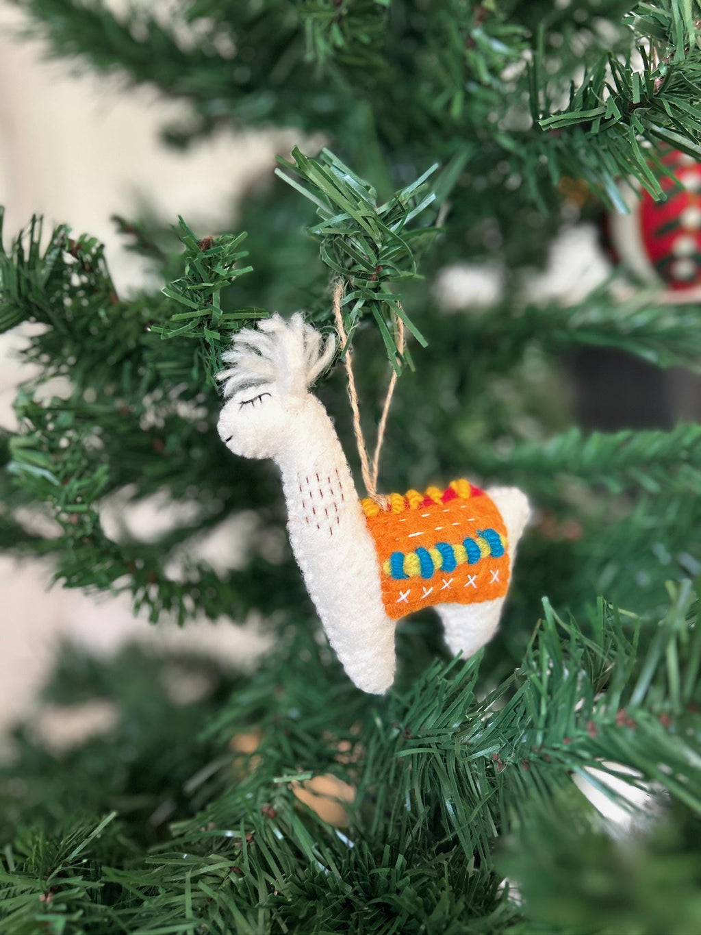 Anhänger Lama I Weihnachten Filz I Osteranhänger I Christbaumschmuck I Weihnachtsdeko I Winter Weihnachtsbaum I Weihnachtslama I Alpaka