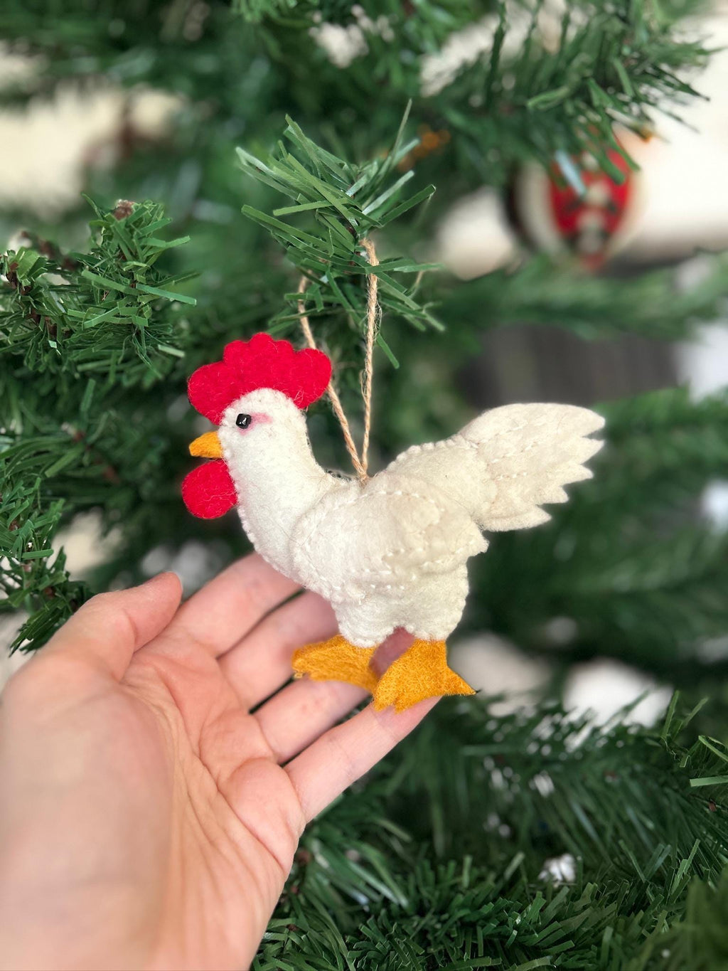 Anhänger Huhn I Osterschmuck I Osterdeko I Christbaumschmuck Weihnachtsdeko I Winter Weihnachtsbaum I Huhn Deko I Henne Weihnachten