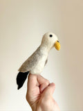 Niedliche Fingerpuppe Möwe aus Filz I Fingerspiel I Seevogel I Meer I Spielzeug Montessori I Geschichten erzählen