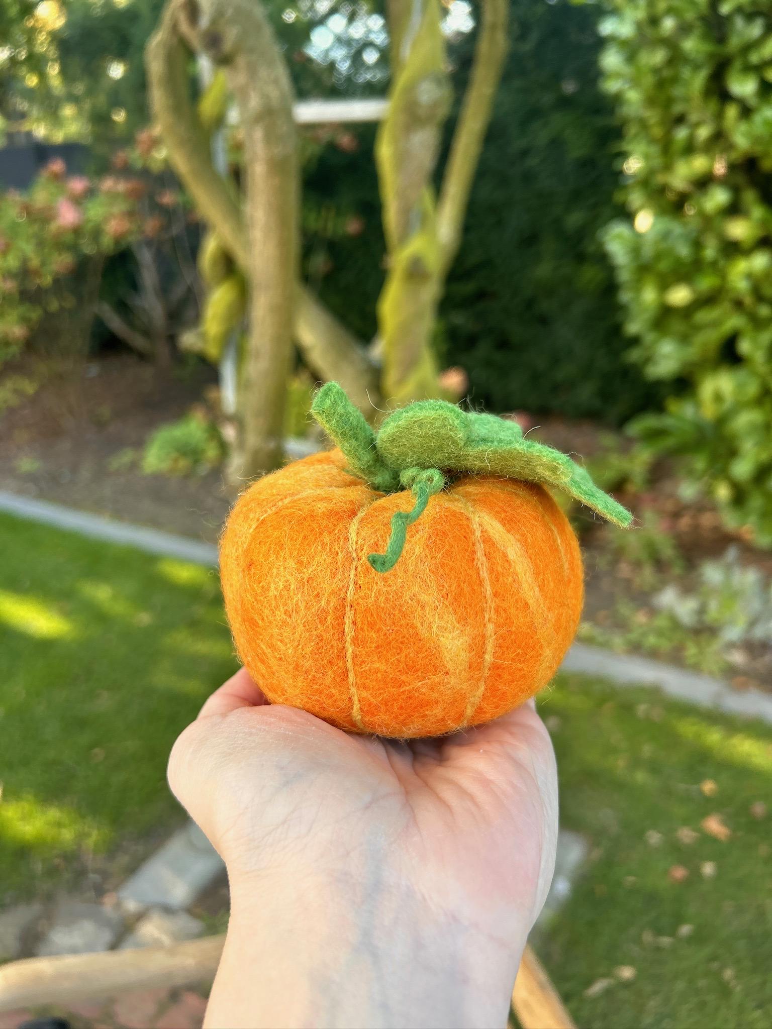 Kürbis Deko aus Filz I Filzdeko I Herbstdeko I Halloween Deko I Winterdeko I Kürbisdeko I Deko Thanksgiving