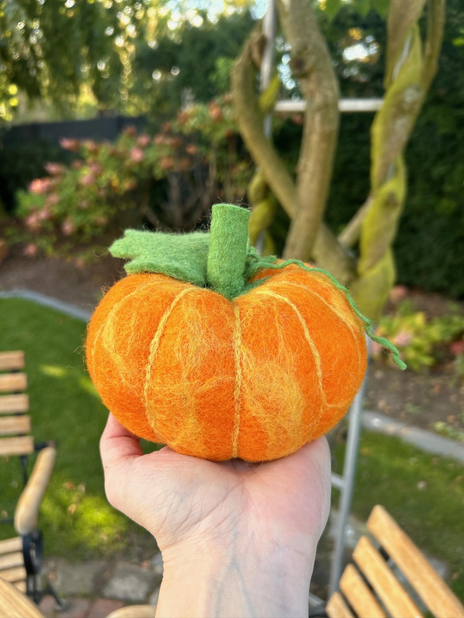 Kürbis Deko aus Filz I Filzdeko I Herbstdeko I Halloween Deko I Winterdeko I Kürbisdeko I Deko Thanksgiving