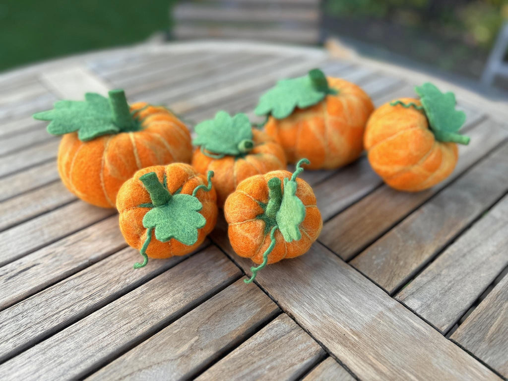 Kürbis Deko aus Filz I Filzdeko I Herbstdeko I Halloween Deko I Winterdeko I Kürbisdeko I Deko Thanksgiving