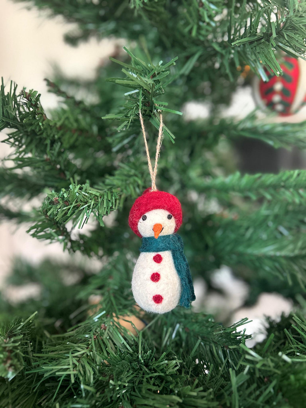 Schneemann Anhänger I Schneemänner aus Filz I Christbaumschmuck I Schneemann Deko I Weihnachtsdeko I Filz Winterdeko