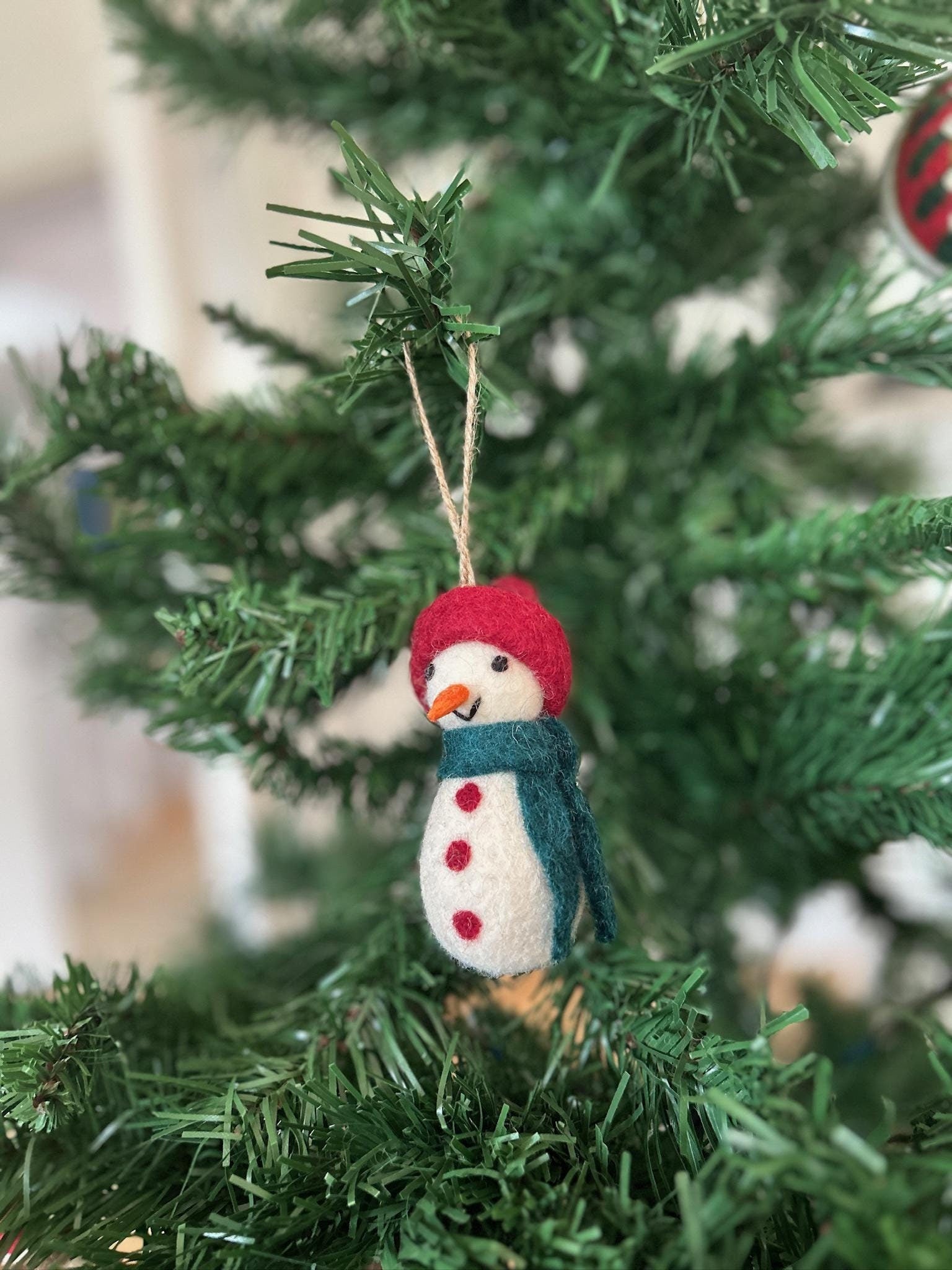 Schneemann Anhänger I Schneemänner aus Filz I Christbaumschmuck I Schneemann Deko I Weihnachtsdeko I Filz Winterdeko