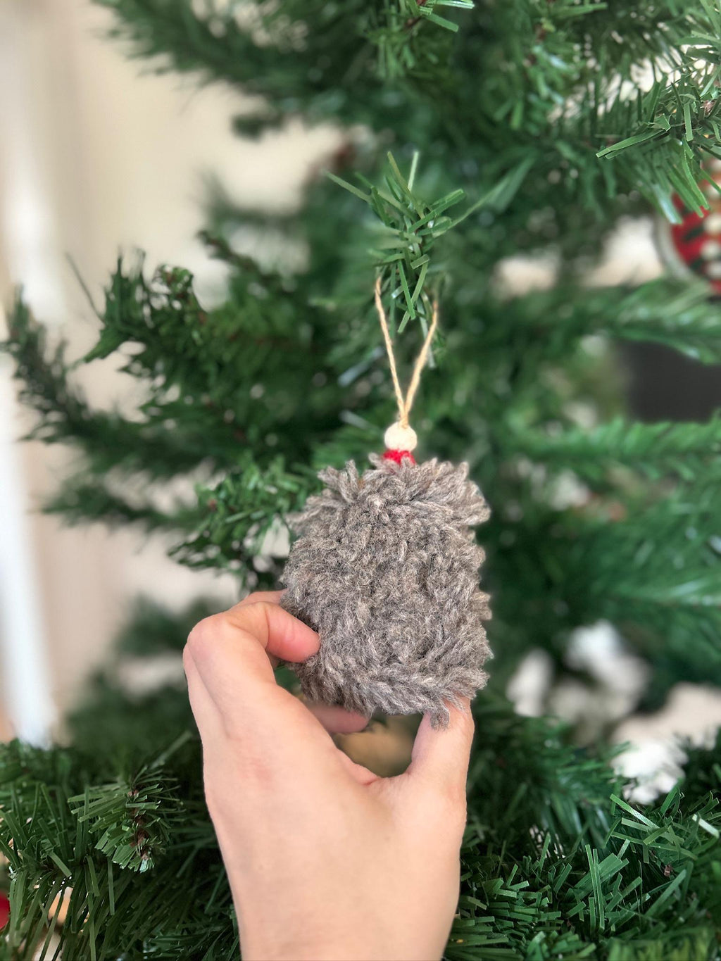 Weihnachtsanhänger Igel I Christbaumschmuck I Weihnachtsdeko I Winter I Weihnachtsbaum I Weihnachtigel I Filz Deko Weihnachten