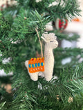 Anhänger Lama I Weihnachten Filz I Osteranhänger I Christbaumschmuck I Weihnachtsdeko I Winter Weihnachtsbaum I Weihnachtslama I Alpaka