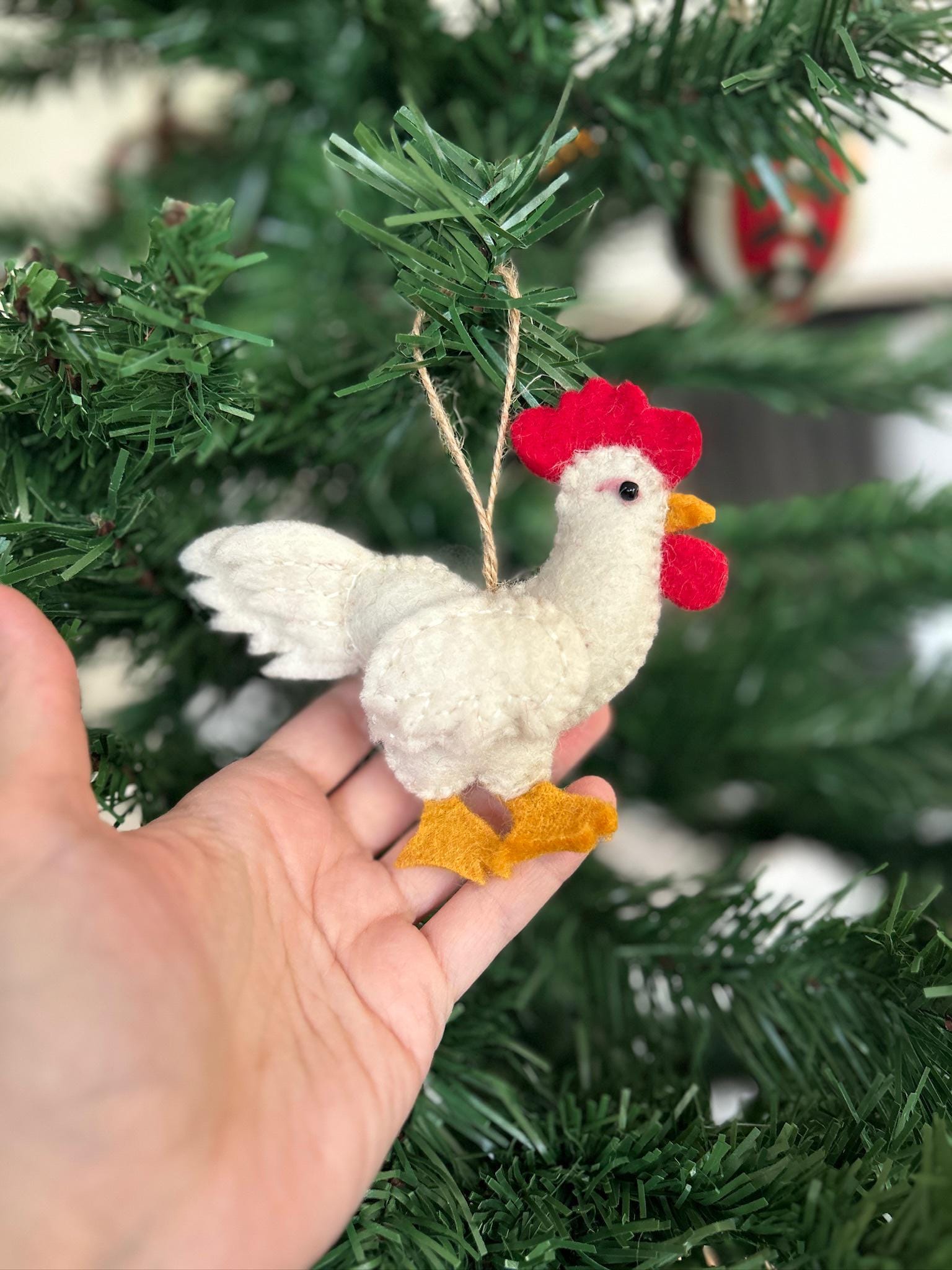 Anhänger Huhn I Osterschmuck I Osterdeko I Christbaumschmuck Weihnachtsdeko I Winter Weihnachtsbaum I Huhn Deko I Henne Weihnachten
