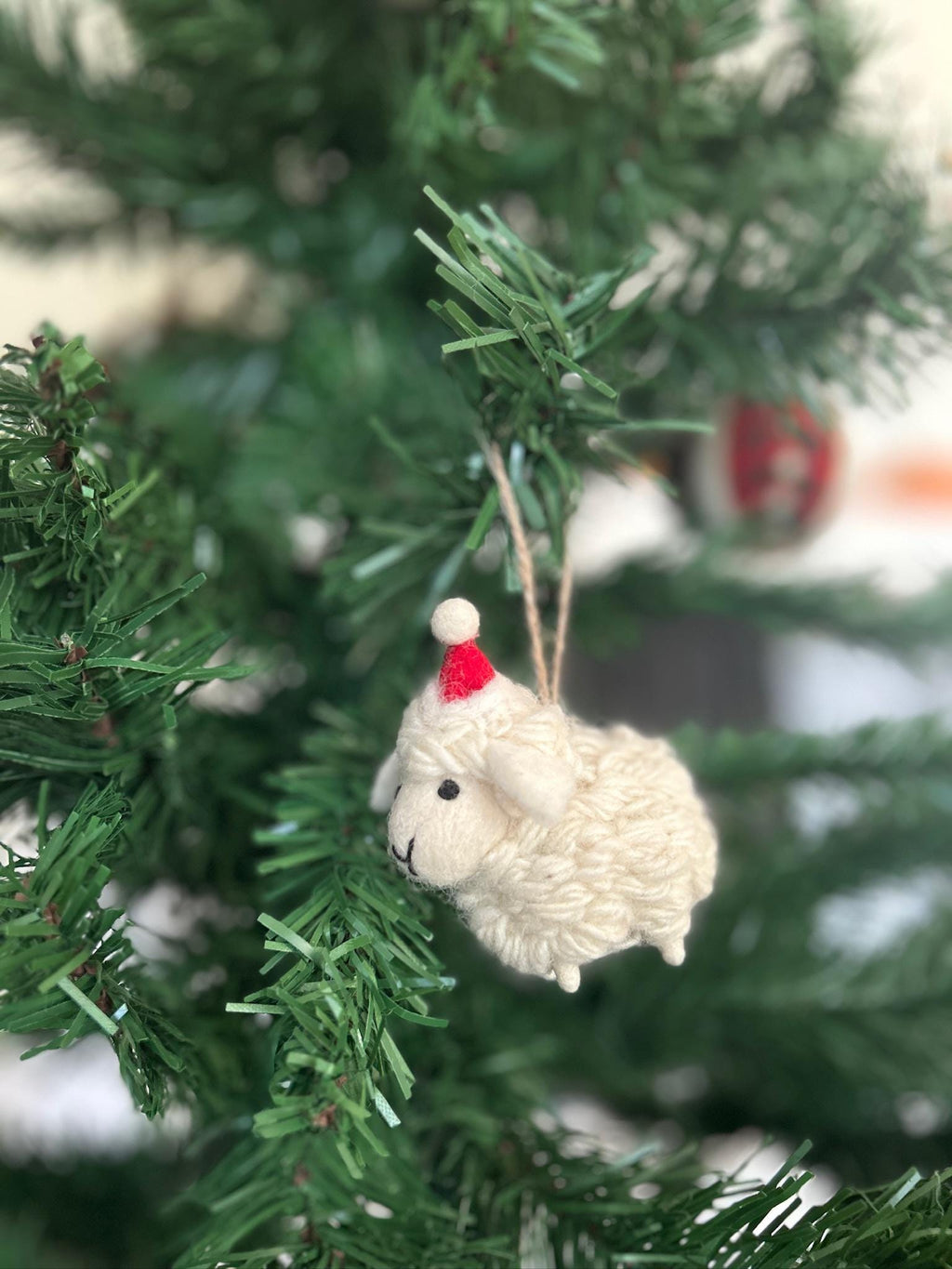 Weihnachtsanhänger Schaf I Christbaumschmuck Weihnachtsdeko I Winter Weihnachtsbaum I Weihnachtsschaf