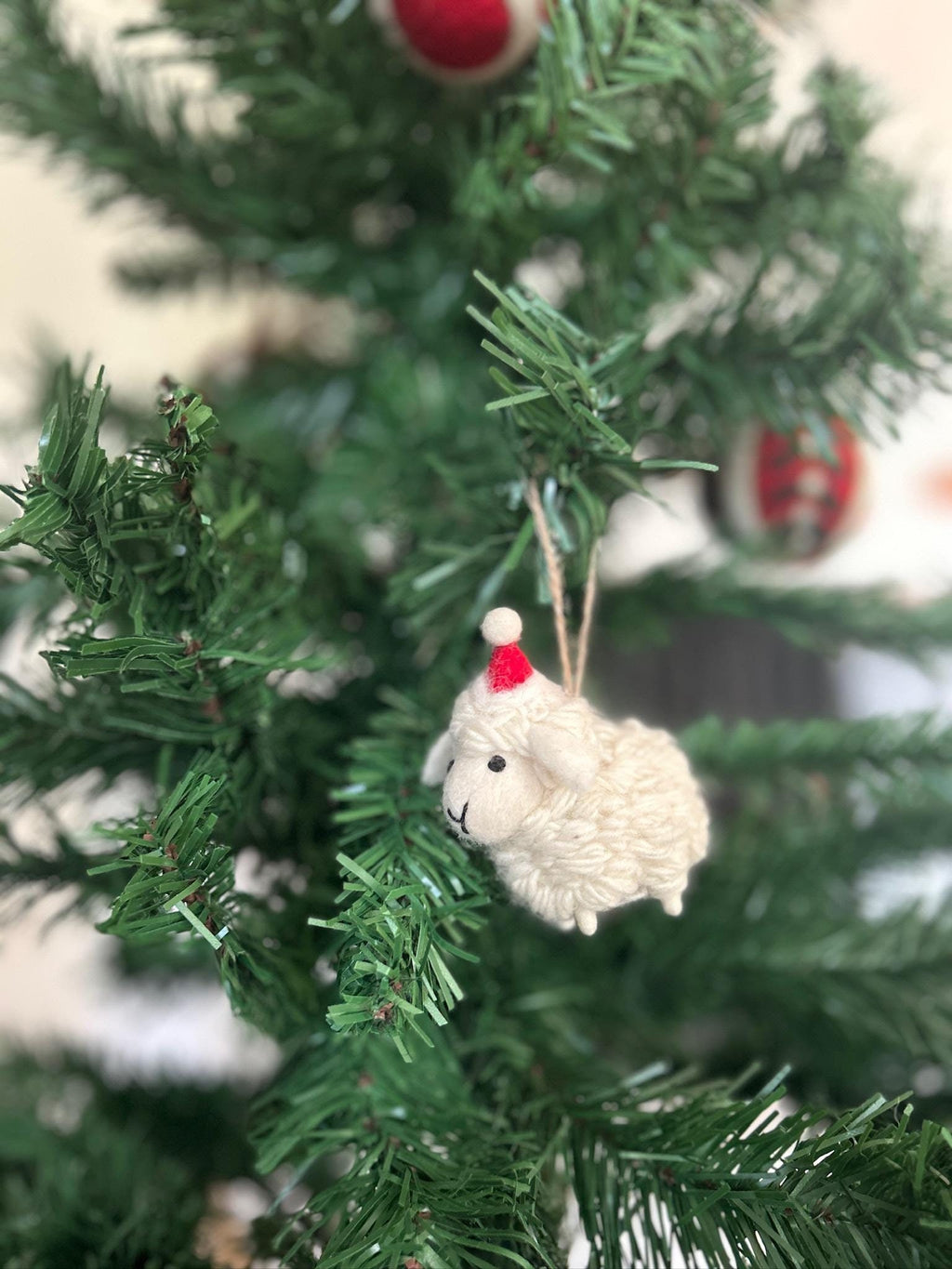 Weihnachtsanhänger Schaf I Christbaumschmuck Weihnachtsdeko I Winter Weihnachtsbaum I Weihnachtsschaf