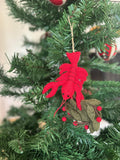 Anhänger Weihnachtshummer I Deko aus Filz I Winter I Weihnachtsbaum I ausgefallene Weihnachtsdeko I Anhänger Filz I Weihnachtskranz I Hummer