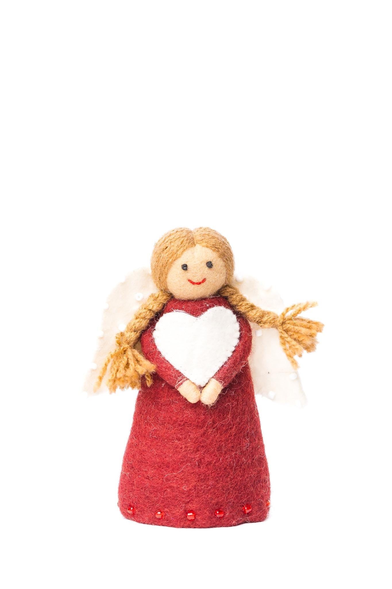 Engel aus Filz I Filz Engel I Weihnachtsdeko zum Hinstellen I Weihnachtsschmuck I Fensterdeko I Dekoration Weihnachten I Christbaumspitze