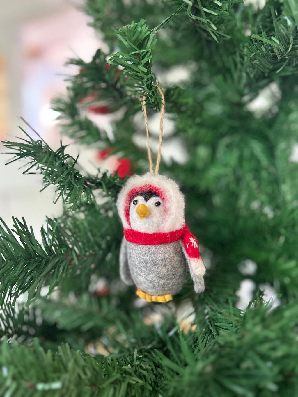 Weihnachtsanhänger Eskimo Pinguin I Christbaumschmuck Weihnachtsdeko Winter Weihnachtsbaum I Polar Pinguin