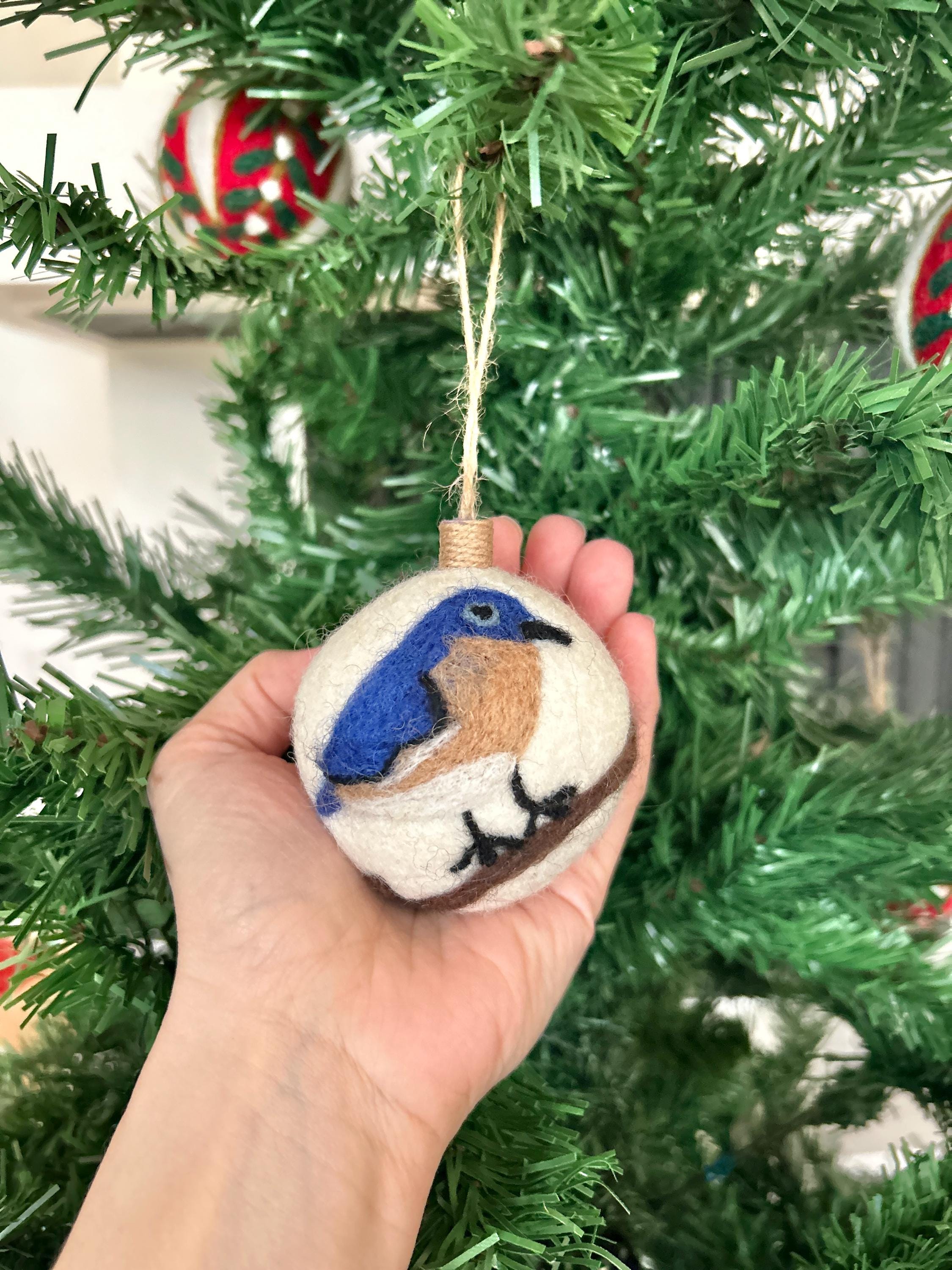 Weihnachtskugel Filz handgemacht Kleiber I Weihnachtsdeko I Anhänger I Kleiber Deko I Weihnachtsschmuck I Christbaumkugel Filz I Kugel