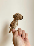 Niedliche Fingerpuppe Gepard aus Filz I Fingerspiel I Wildtiere I Spielzeug Montessori I Geschichten erzählen I Dschungel