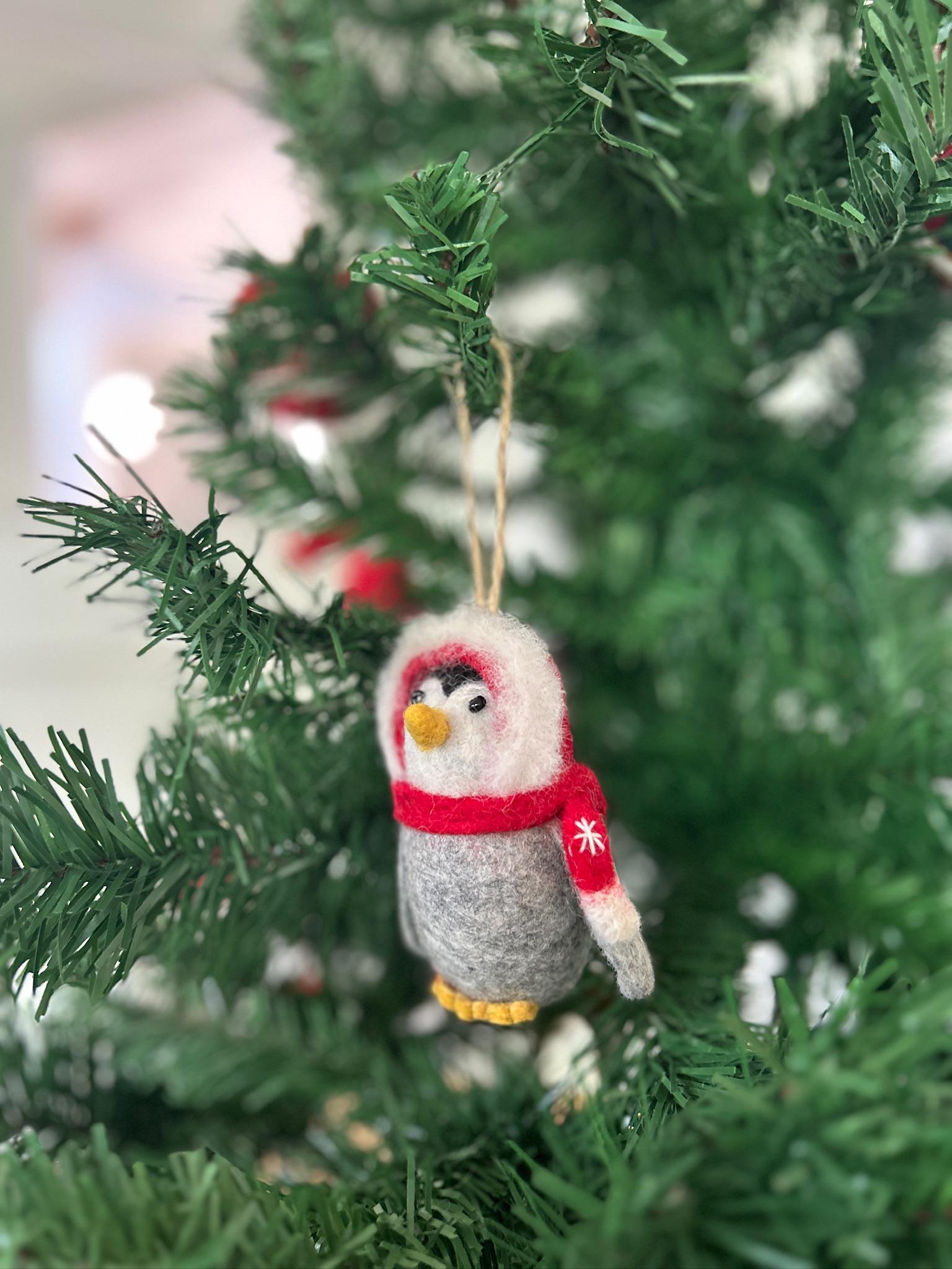Weihnachtsanhänger Eskimo Pinguin I Christbaumschmuck Weihnachtsdeko Winter Weihnachtsbaum I Polar Pinguin