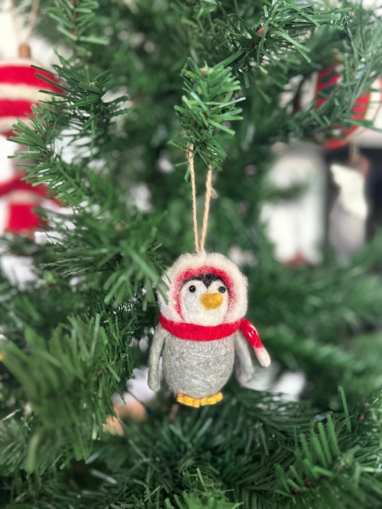Weihnachtsanhänger Eskimo Pinguin I Christbaumschmuck Weihnachtsdeko Winter Weihnachtsbaum I Polar Pinguin