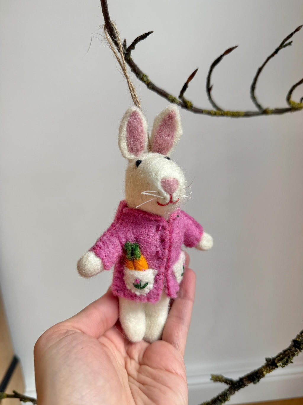 Anhänger Hase I Osterschmuck I Osterdeko I I Osterstrauß I Filzdeko Ostern I Osterhase I Frühling