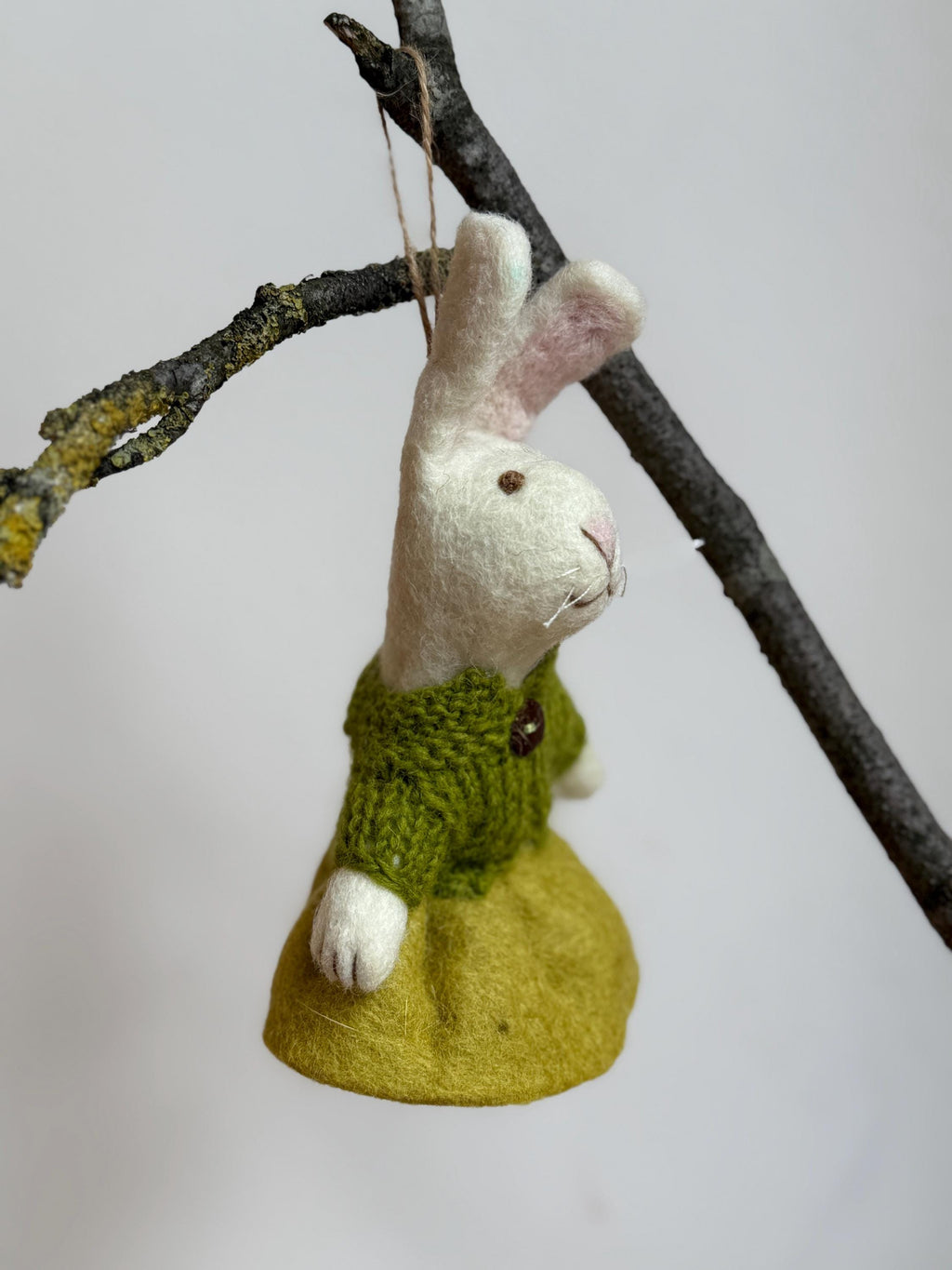 Anhänger Hase I Hasenmädchen I Osterschmuck I Osterdeko I I Osterstrauß I Filzdeko Ostern I Osterhase I Frühling