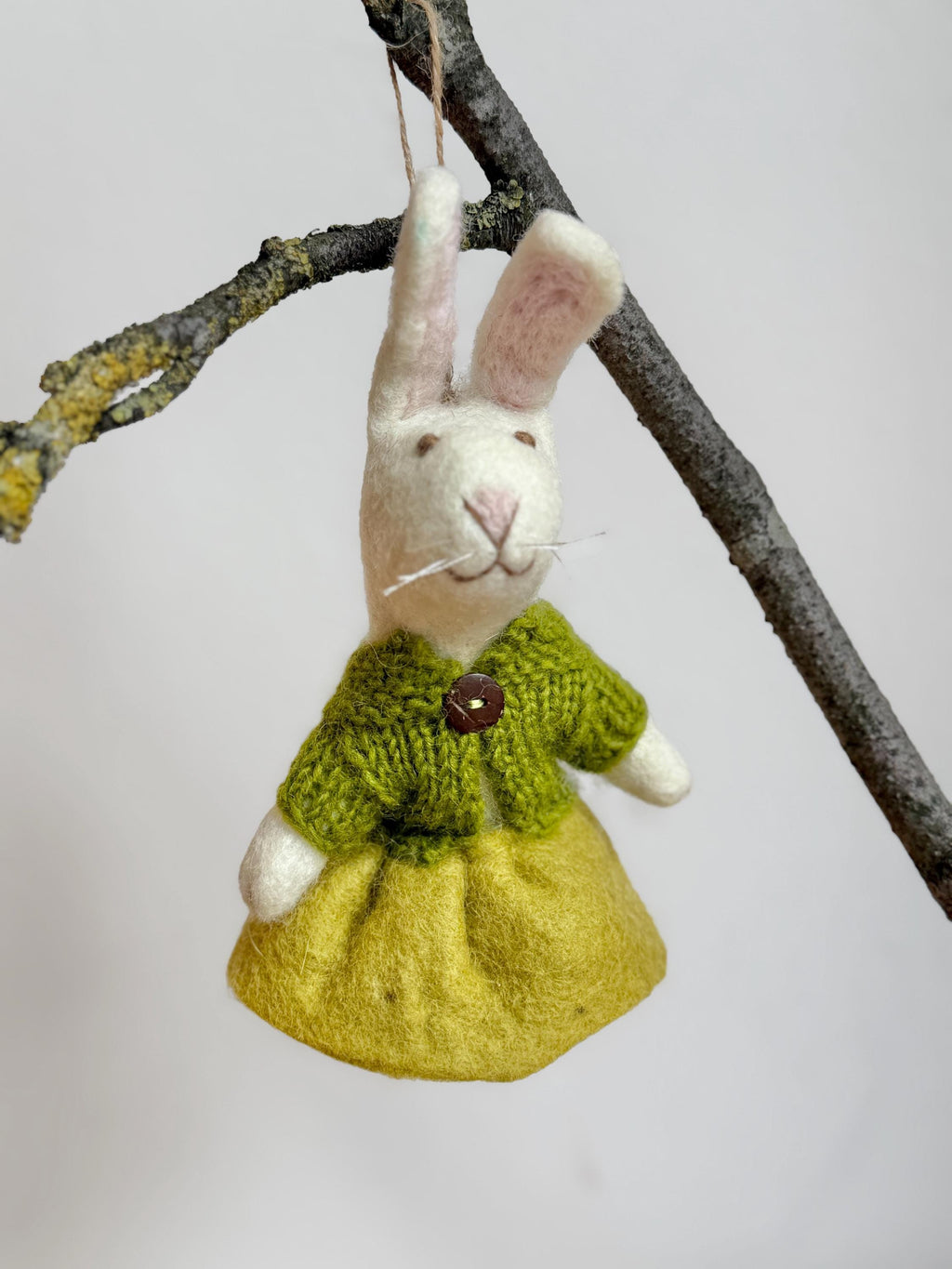 Anhänger Hase I Hasenmädchen I Osterschmuck I Osterdeko I I Osterstrauß I Filzdeko Ostern I Osterhase I Frühling