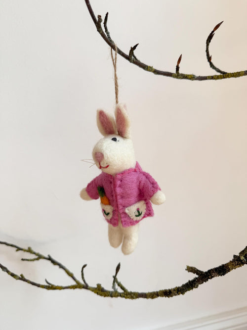 Anhänger Hase I Osterschmuck I Osterdeko I I Osterstrauß I Filzdeko Ostern I Osterhase I Frühling