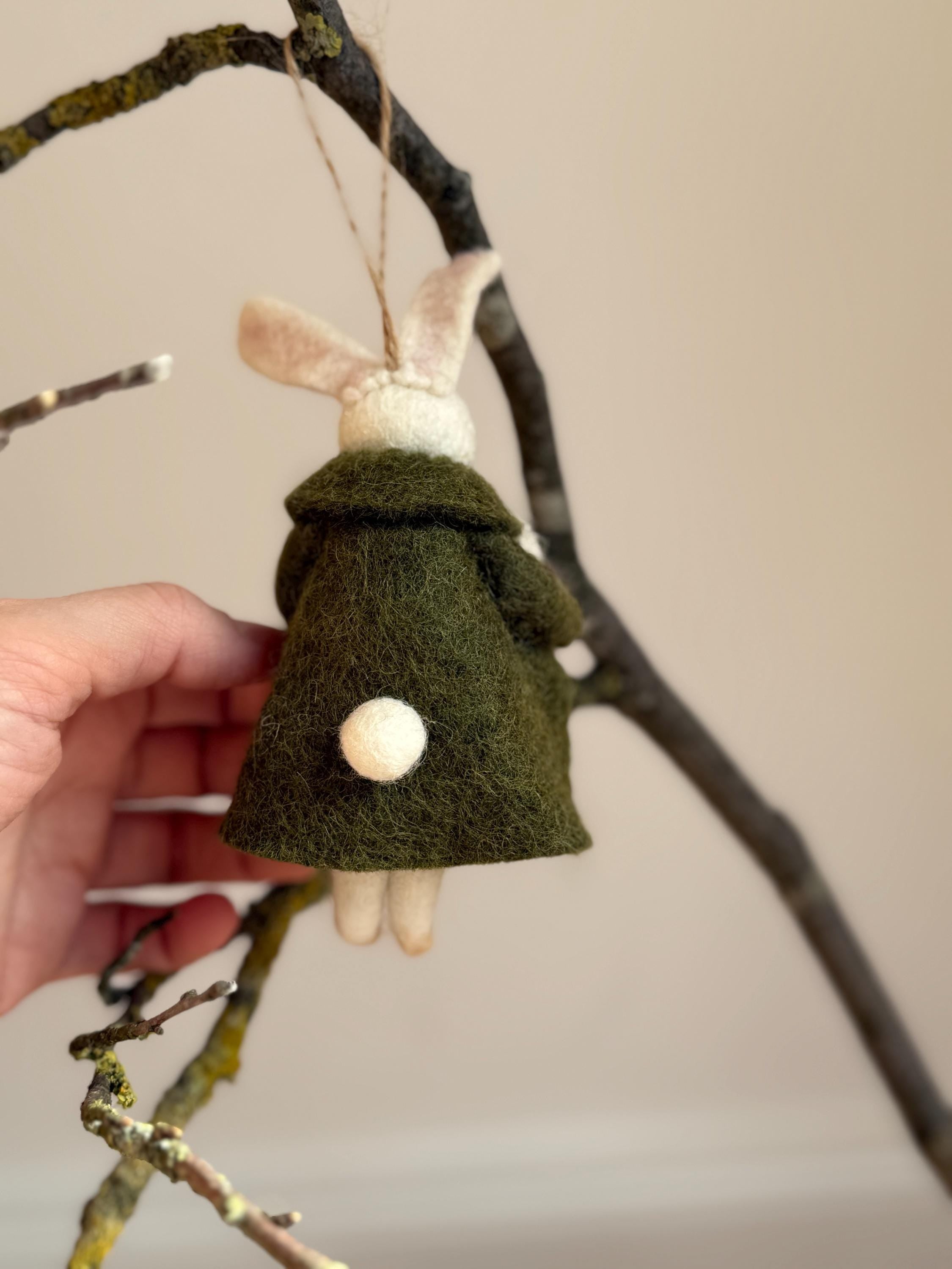 Anhänger Hase mit Eiern I Osterschmuck I Osterdeko I I Osterstrauß I Filzdeko Ostern I Osterhase I Frühling