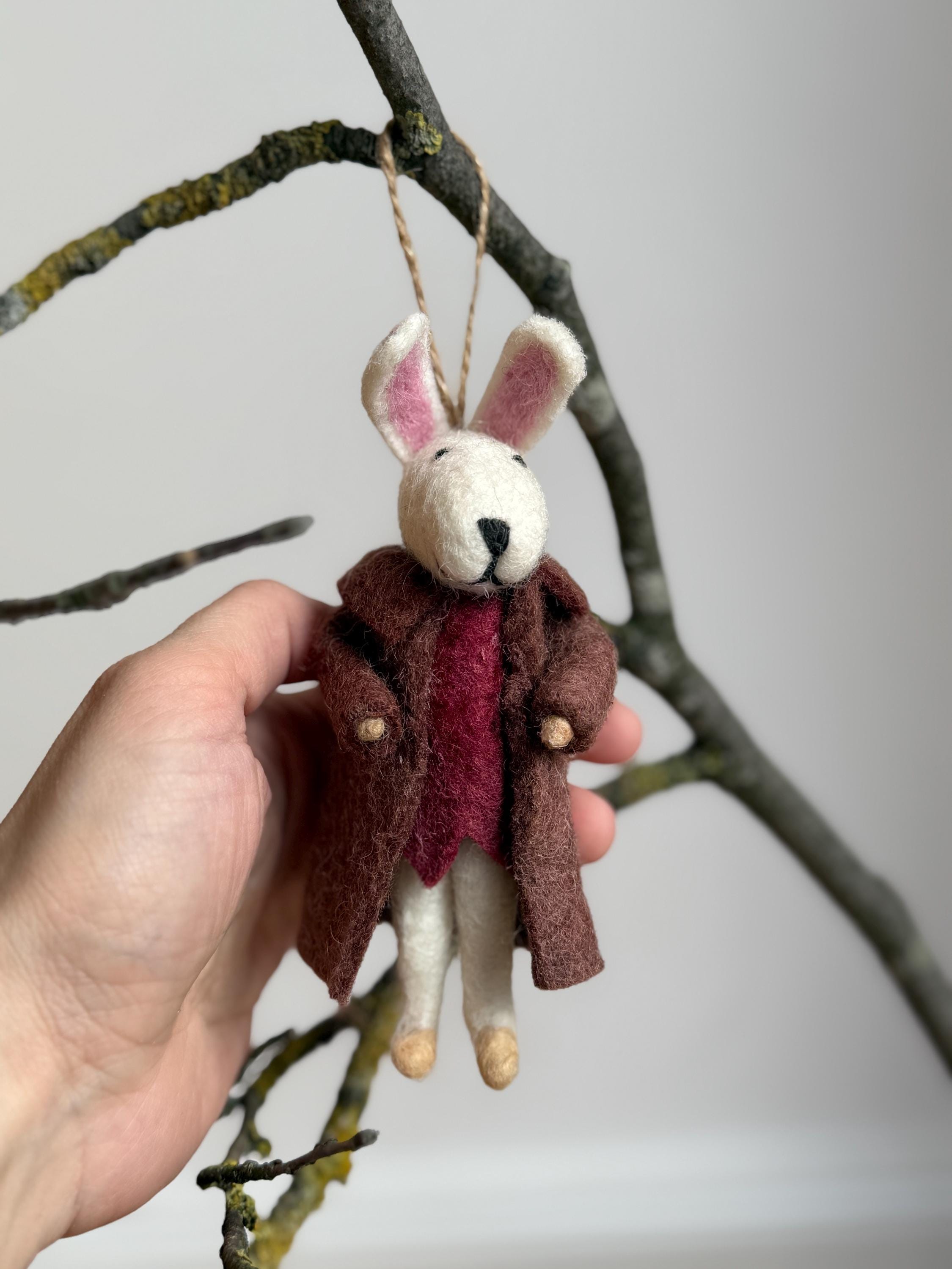 Anhänger Hase I Osterschmuck I Osterdeko I I Osterstrauß I Filzdeko Ostern I Osterhase I Frühling