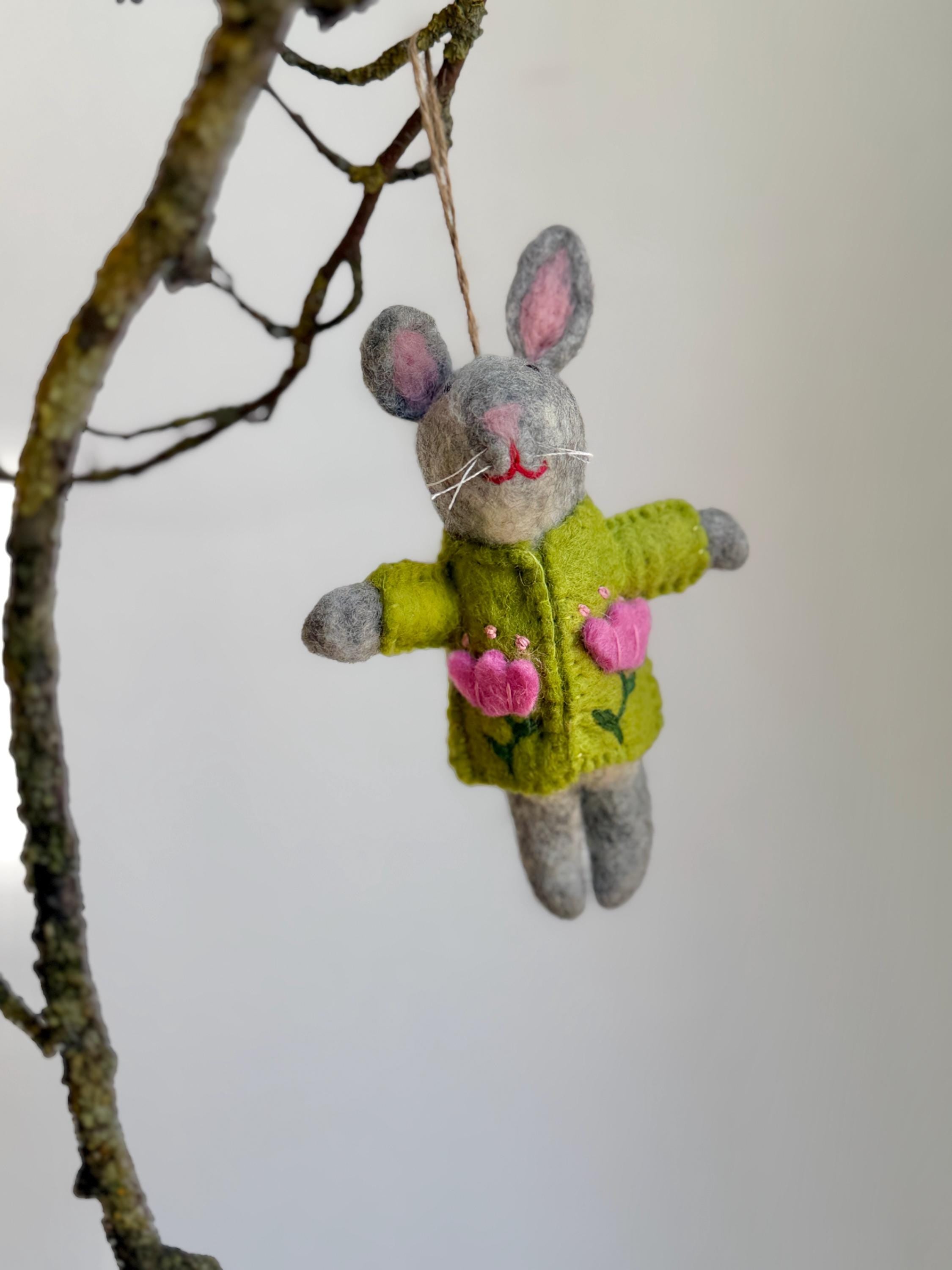 Anhänger Hase I Osterschmuck I Osterdeko I I Osterstrauß I Filzdeko Ostern I Osterhase I Frühling