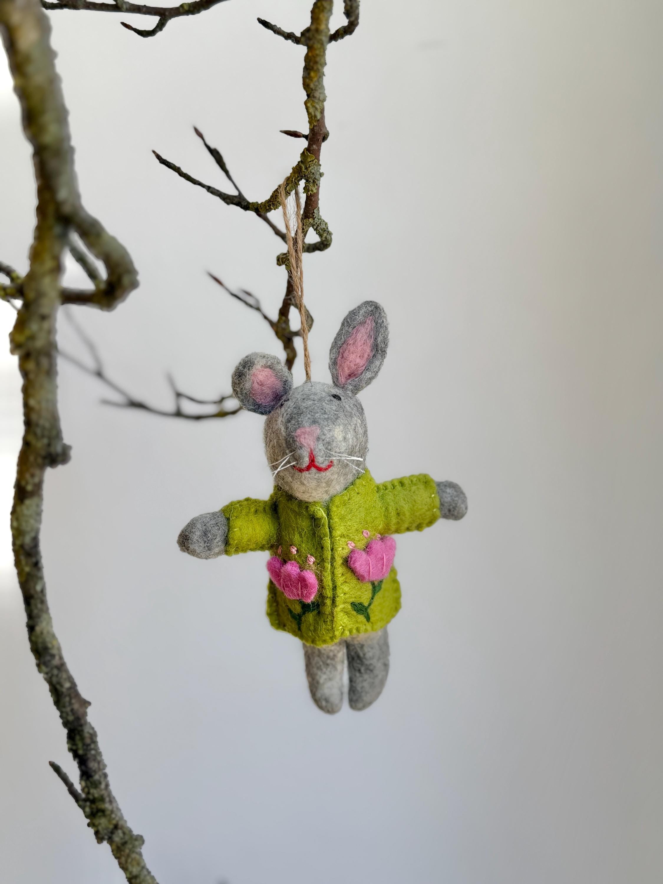 Anhänger Hase I Osterschmuck I Osterdeko I I Osterstrauß I Filzdeko Ostern I Osterhase I Frühling