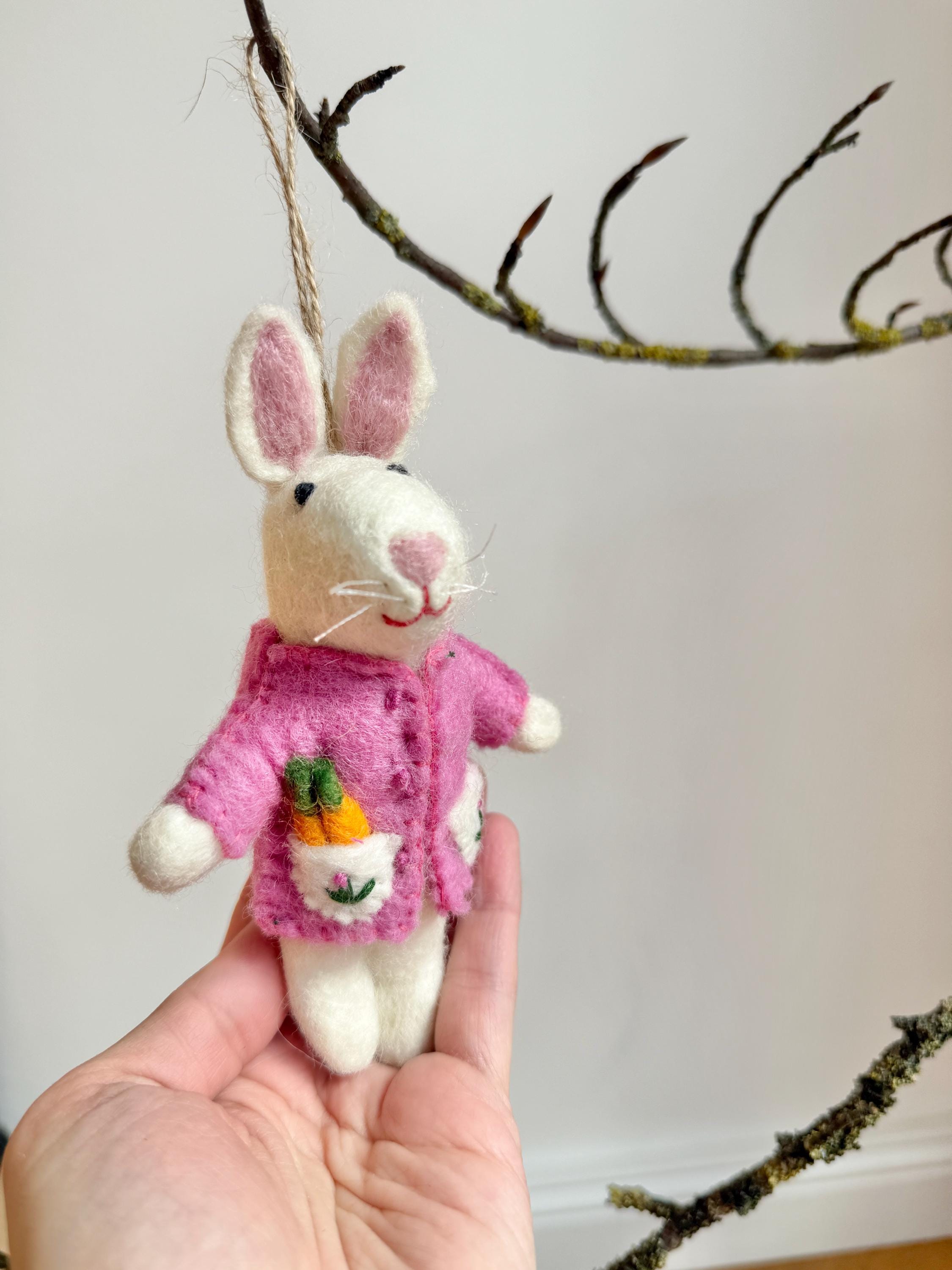 Anhänger Hase I Osterschmuck I Osterdeko I I Osterstrauß I Filzdeko Ostern I Osterhase I Frühling