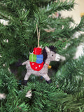 Weihnachtsanhänger Esel I Weihnachtsschmuck Esel I Filz I Weihnachtsbaum I Christbaumschmuck I Weihnachtsdeko