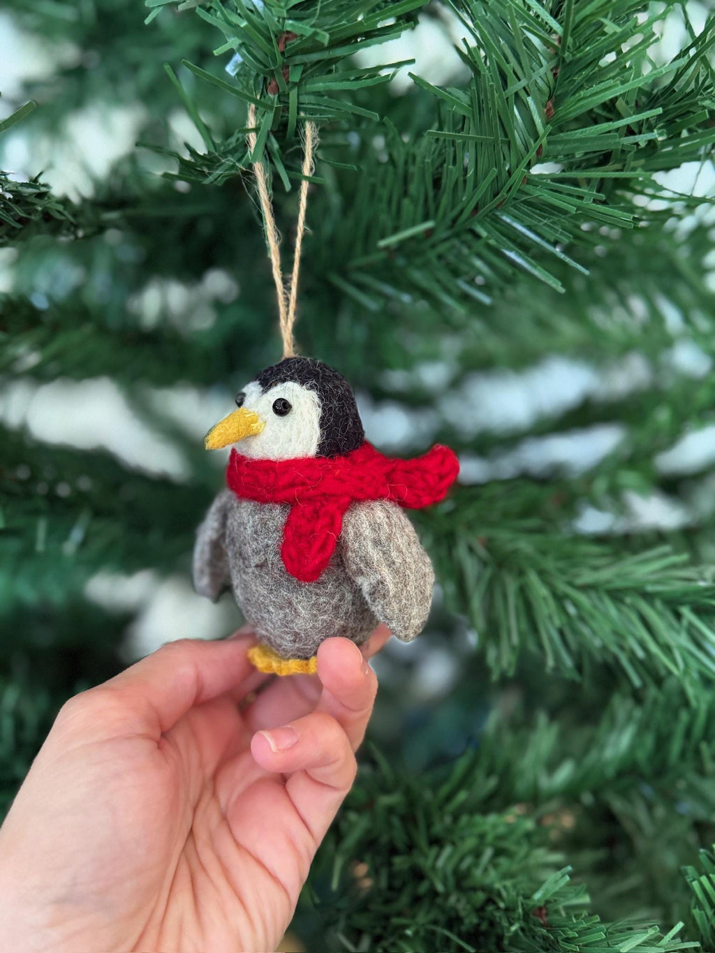 Weihnachtsanhänger Pinguin I Christbaumschmuck Weihnachtsdeko Winter Weihnachtsbaum