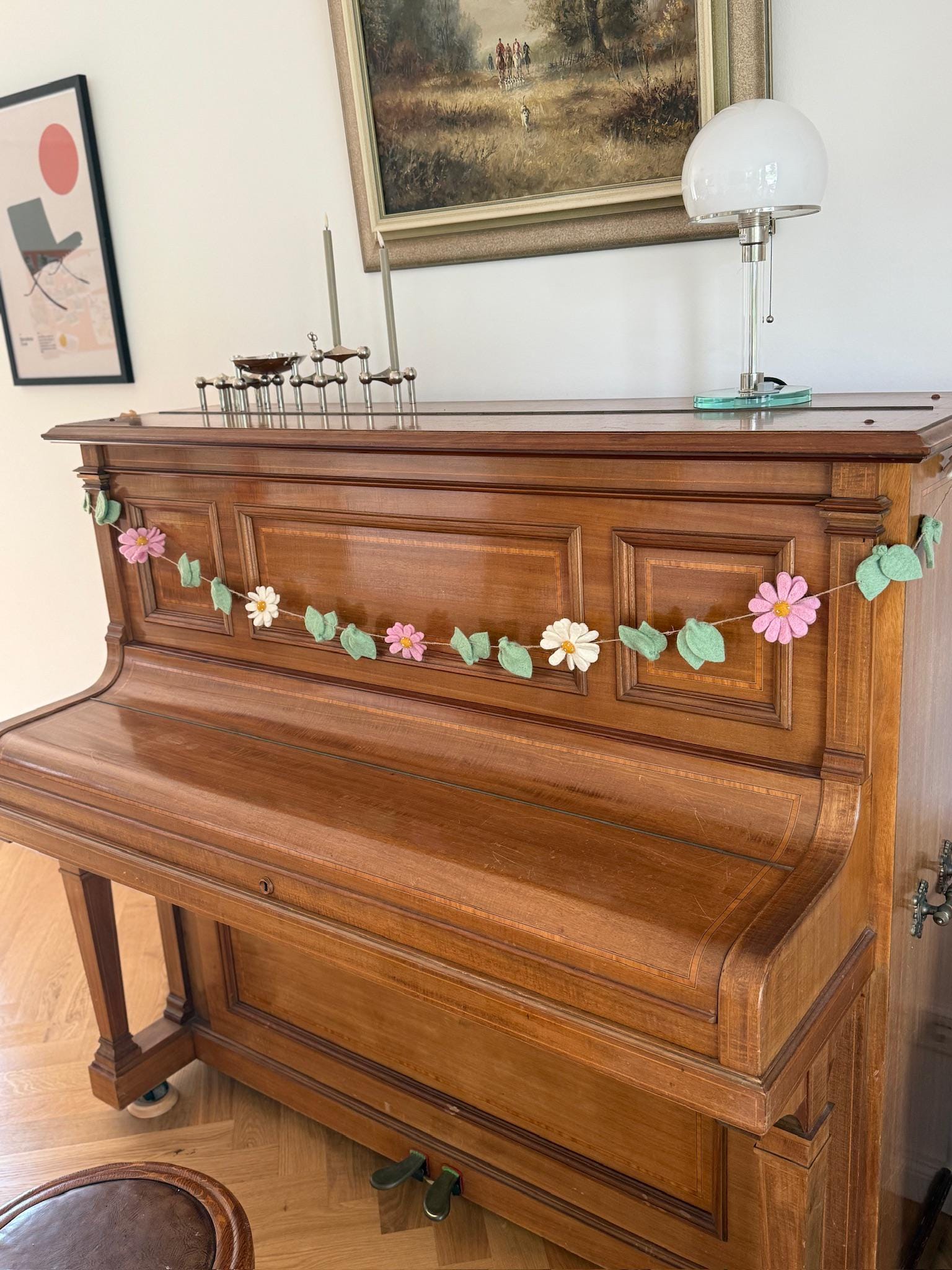 Girlande Gänseblümchen I Dekoration I Kindergeburtstag I Partydekoration I handgemacht I Kinderzimmer I Babyparty I Blumendekoration I Deko