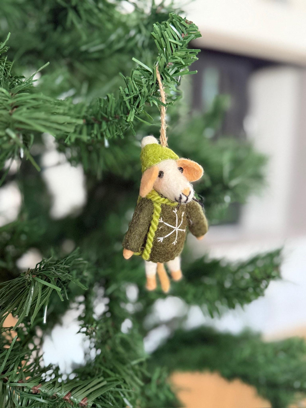 Weihnachtsanhänger Maus I Christbaumschmuck Weihnachtsdeko I Winter Weihnachtsbaum I Weihnachtsmaus