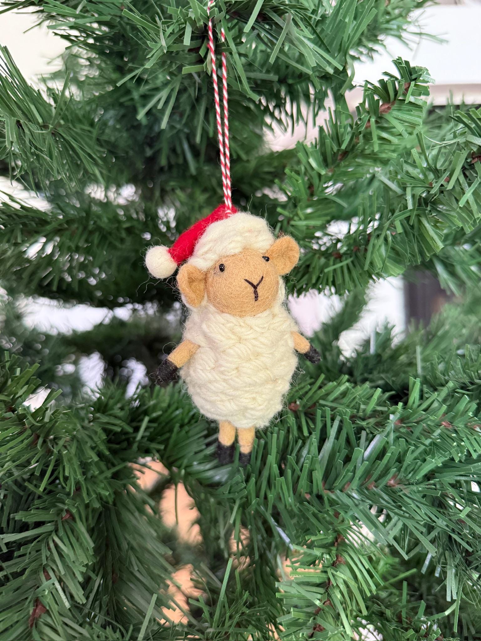 Weihnachtsanhänger Schaf I Christbaumschmuck Weihnachtsdeko I Winter Weihnachtsbaum I Weihnachtsschaf