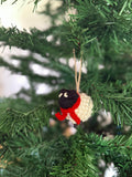 Weihnachtsanhänger Schaf mit Schal I Christbaumschmuck Weihnachtsdeko I Winter Weihnachtsbaum I Weihnachtsschaf