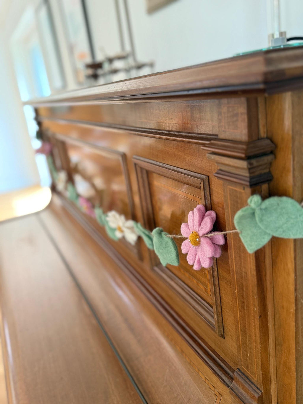 Girlande Gänseblümchen I Dekoration I Kindergeburtstag I Partydekoration I handgemacht I Kinderzimmer I Babyparty I Blumendekoration I Deko