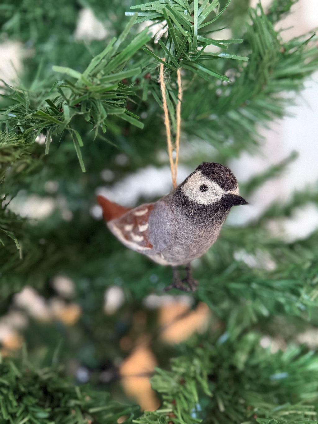 Filzanhänger Bachstelze I Christbaumschmuck I Weihnachtsdeko I Winterdeko I Weihnachtsbaum I Frühlingsdeko I Vogeldeko I Naturdeko I Fair
