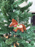 Weihnachtsanhänger Pferd I Filz Christbaumschmuck I Weihnachtsdeko Pferdchen