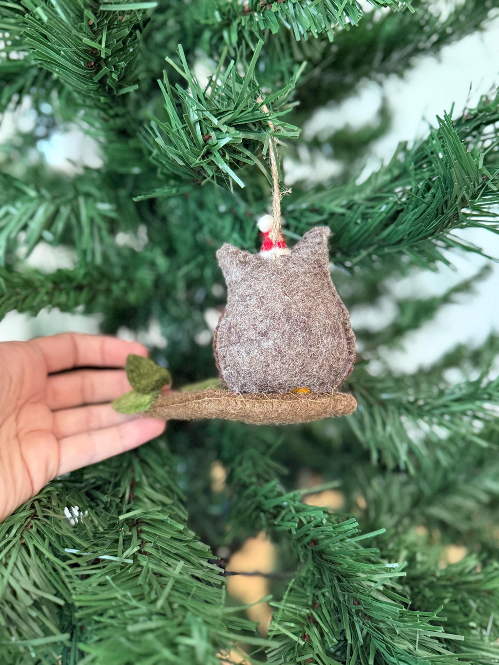 Weihnachtsanhänger Eule I Christbaumschmuck Weihnachtsdeko Winterdeko Weihnachtsbaum I Weihnachtseule
