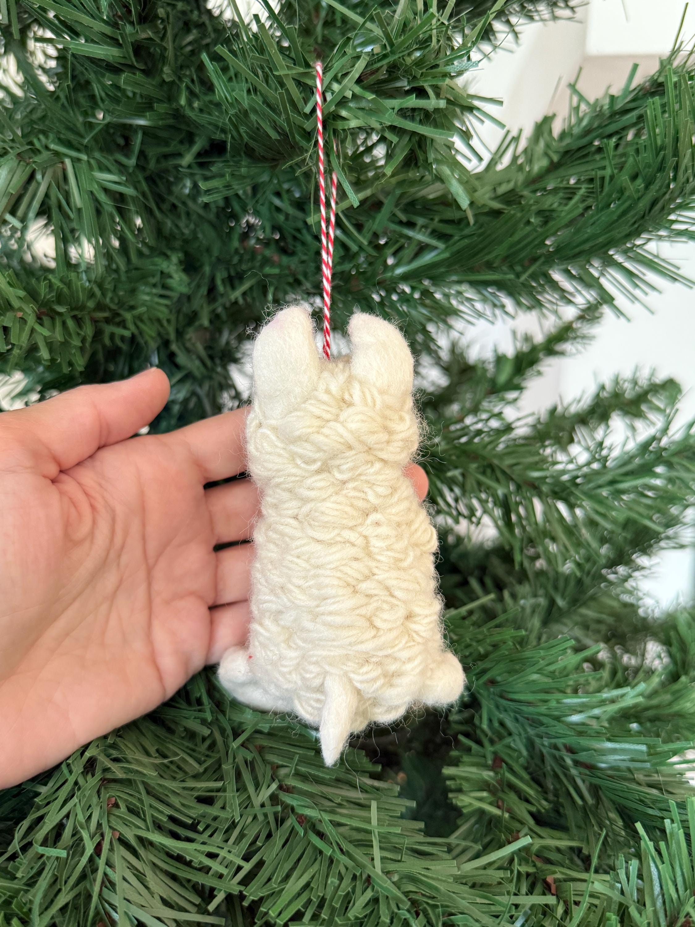 Anhänger Yoga Lama I Weihnachtslama I Weihnachtsanhänger I Christbaumschmuck I Weihnachtsdeko I Weihnachtsbaum I Weihnachtslama I