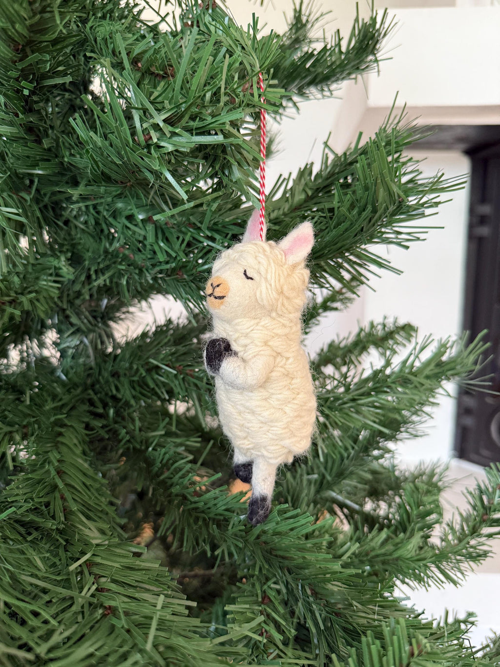 Anhänger Yoga Lama I Weihnachtslama I Weihnachtsanhänger I Christbaumschmuck I Weihnachtsdeko I Weihnachtsbaum I Weihnachtslama I