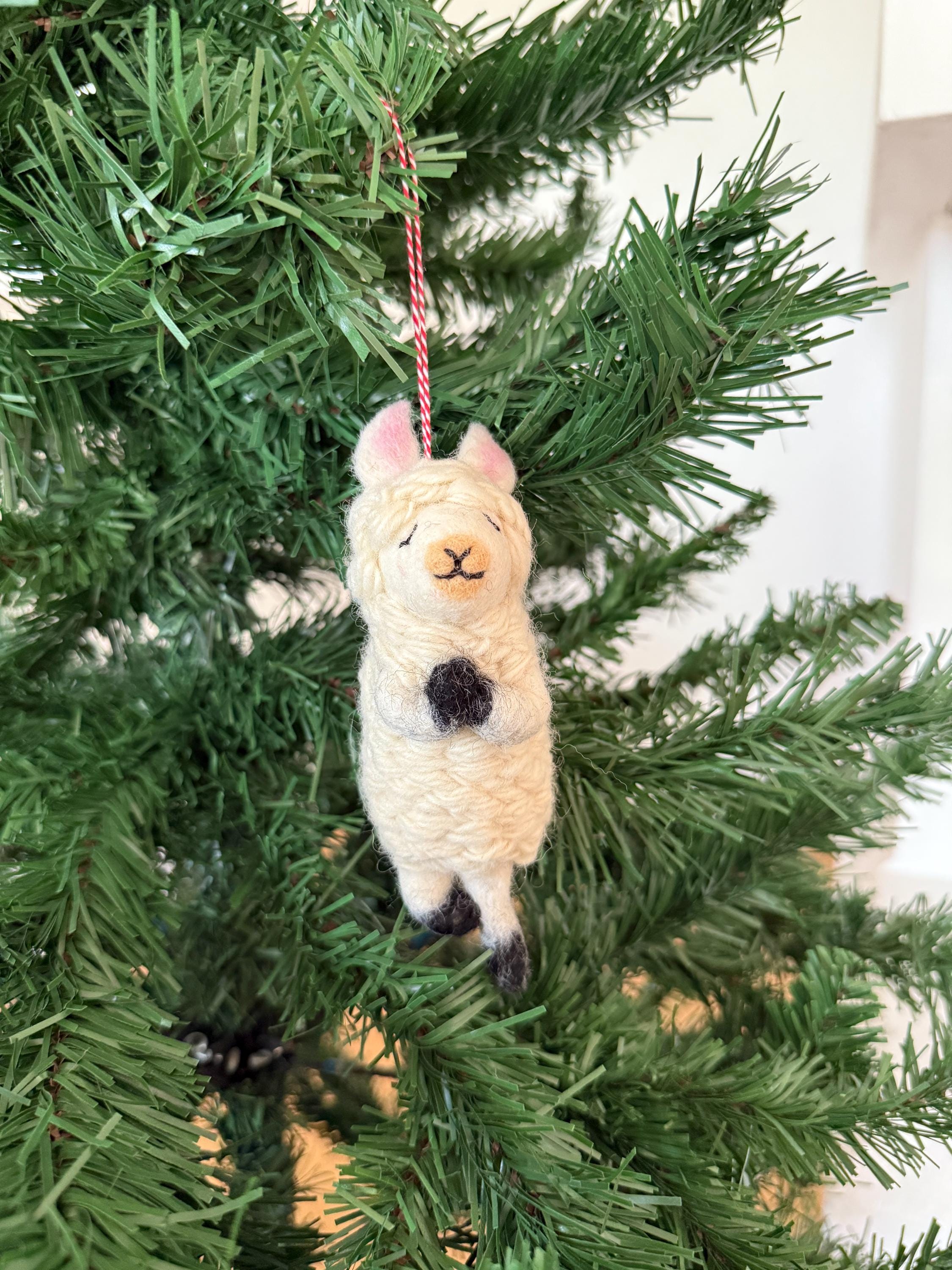 Anhänger Yoga Lama I Weihnachtslama I Weihnachtsanhänger I Christbaumschmuck I Weihnachtsdeko I Weihnachtsbaum I Weihnachtslama I